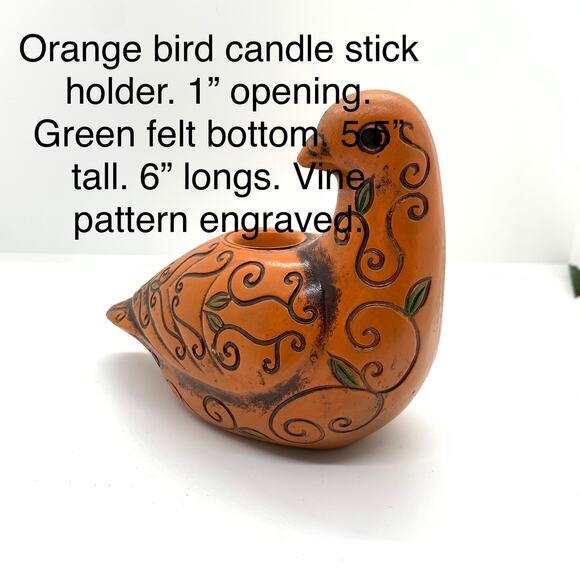 Quail Dove Candle Holder Retro 70s Chic Decor Candlestick Holder Vintage Kitsch - Picture 3 of 13